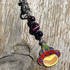 zipper pull, purse charm